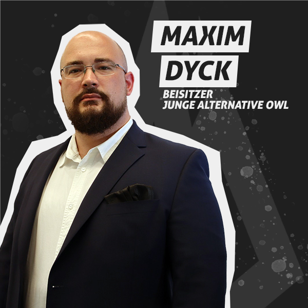 JA Vorstandsmitglied Kachel Vorstellung Bezirk OWL Maxim Dyck